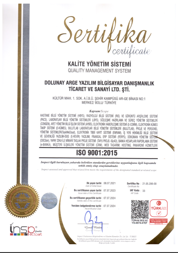 9001 Belgesi